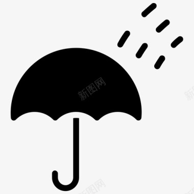 雨雨季雨天图标图标