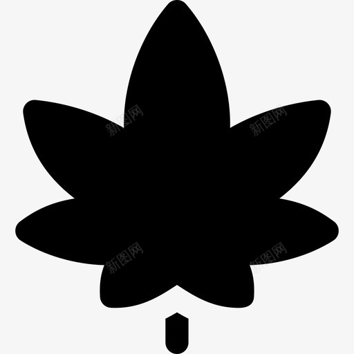 大麻嬉皮士5填充图标svg_新图网 https://ixintu.com 填充 大麻 嬉皮士5