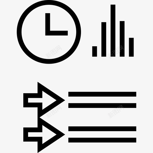 信息图信息图2细线图图标svg_新图网 https://ixintu.com 信息图 信息图2 细线图