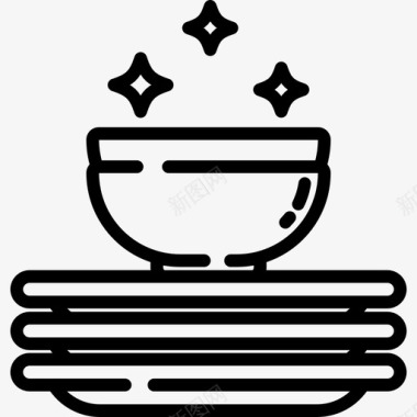 菜肴餐厅3直系图标图标