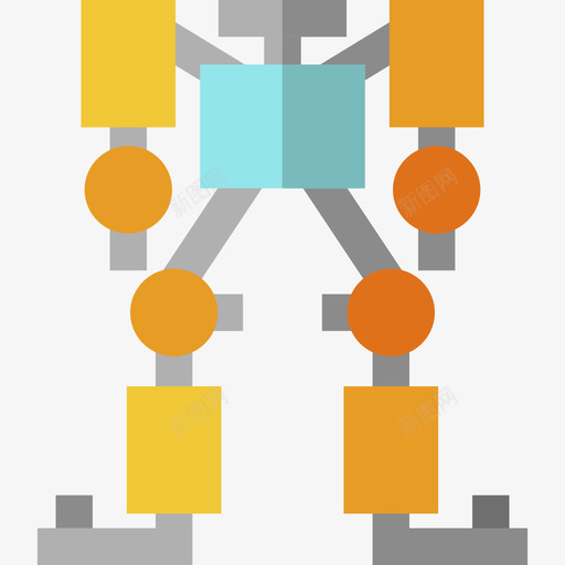 机器人未来技术3平面图标svg_新图网 https://ixintu.com 平面 未来技术3 机器人