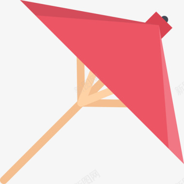 太阳伞文化3平的图标图标