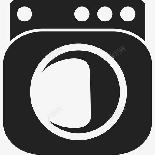 老式洗衣机工具和用具清洁图标svg_新图网 https://ixintu.com 工具和用具 清洁 老式洗衣机