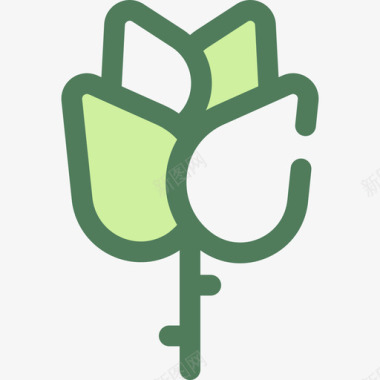玫瑰生态与自然6佛得角图标图标