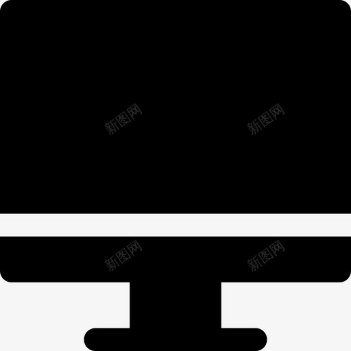 电视家具17填充图标svg_新图网 https://ixintu.com 填充 家具17 电视