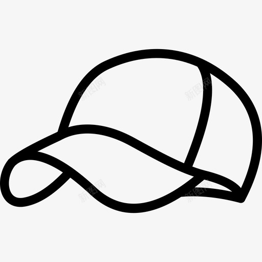 棒球帽配件运动图标svg_新图网 https://ixintu.com 棒球帽 运动 运动配件 配件