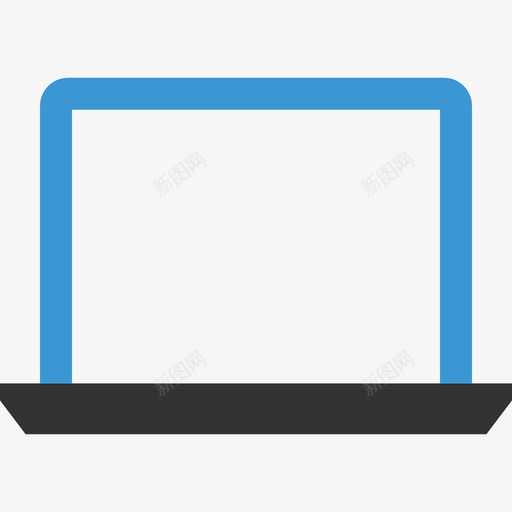笔记本电脑电子和设备2边框颜色图标svg_新图网 https://ixintu.com 电子和设备2 电脑线框 笔记本电脑 边框颜色