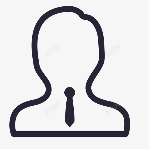 个人svg_新图网 https://ixintu.com 个人 个人，个人中心，我，我的，头像，男，男士，人物 线性 单色 圆润 简约