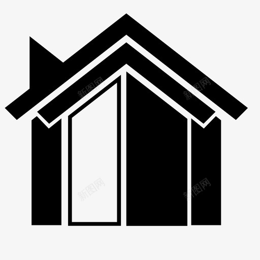 房屋建筑物商业图标svg_新图网 https://ixintu.com 办公室 商业 建筑物 房地产 房屋