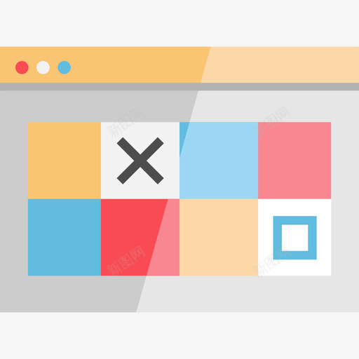浏览器编程4平面图标svg_新图网 https://ixintu.com 平面 浏览器 编程4