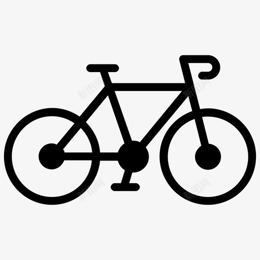 自行车自行车爱好爱好和兴趣字形图标svg_新图网 https://ixintu.com 爱好和兴趣字形图标 自行车 自行车爱好
