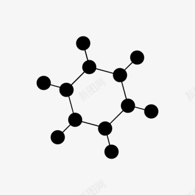 分子科学分子集合图标图标