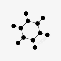 科学集合分子科学分子集合图标高清图片