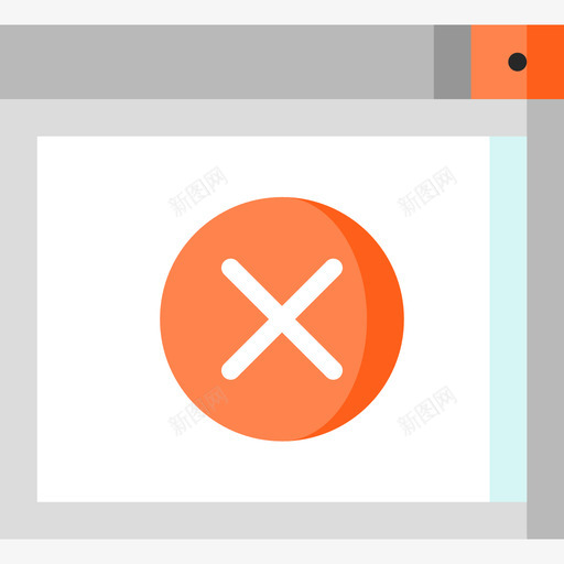 错误交互4平面图标svg_新图网 https://ixintu.com 交互4 平面 错误