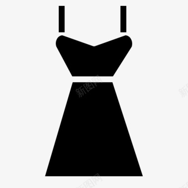 睡衣衣服连衣裙图标图标