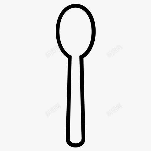 勺子自助餐厅餐具图标svg_新图网 https://ixintu.com 勺子 厨房用具 自助餐厅 银器 餐具 餐厅
