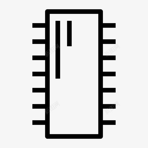 ram芯片组件图标svg_新图网 https://ixintu.com ram 组件 芯片 计算机 计算机组件