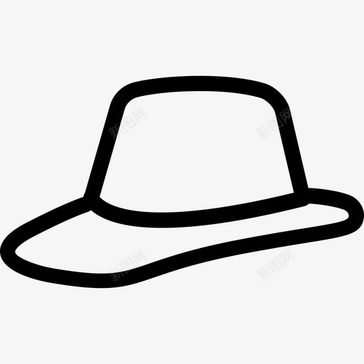 帽子服装和时尚配饰线性图标svg_新图网 https://ixintu.com 帽子 服装和时尚配饰 线性