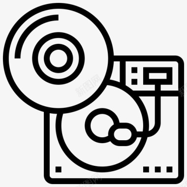 录音机音频音乐图标图标