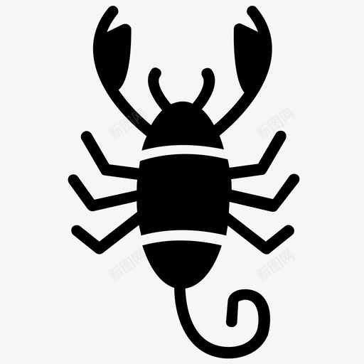 蝎子亚利桑那死亡跟踪者动物图标svg_新图网 https://ixintu.com 亚利桑那 昆虫 昆虫雕文图标 死亡跟踪者动物 蝎子