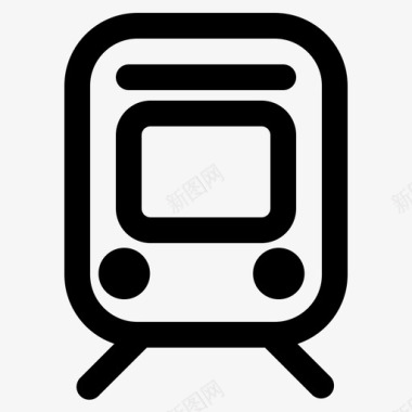火车群众铁路图标图标