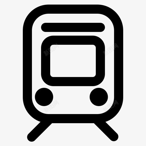 火车群众铁路图标svg_新图网 https://ixintu.com 火车 群众 车站 运输 铁路