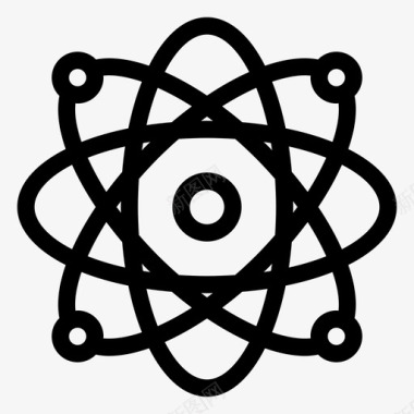 粒子化学回到学校原子化学图标图标