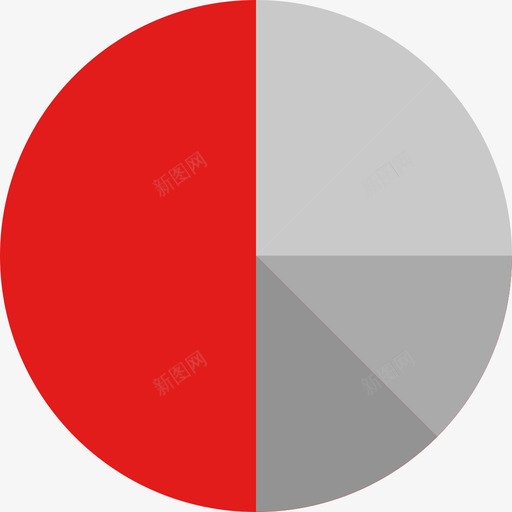 统计信息图形红色2平坦图标svg_新图网 https://ixintu.com 信息图形红色2 平坦 统计