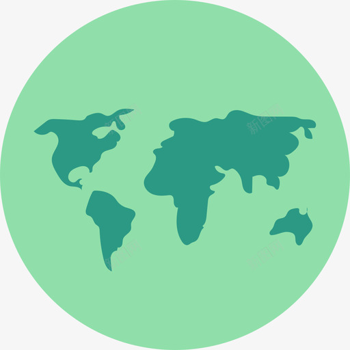 地图全球物流2圆形图标svg_新图网 https://ixintu.com 全球物流2 圆形 地图