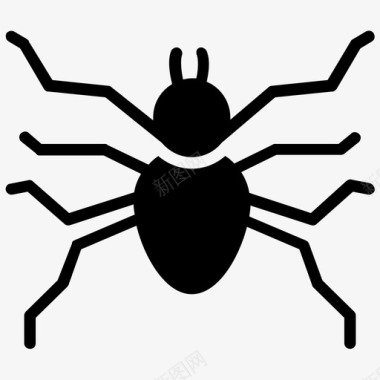 地窖蜘蛛动物蜘蛛纲动物图标图标