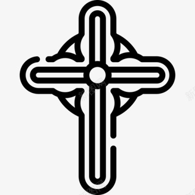 十字架复活节11直系图标图标