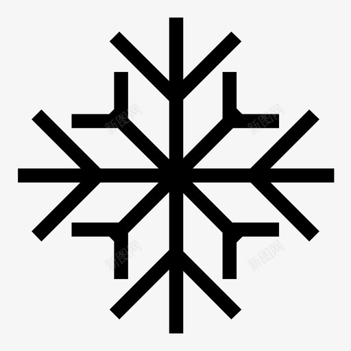雪冰晶雪天图标svg_新图网 https://ixintu.com 冰晶 降雪 雪 雪冰 雪图标 雪天