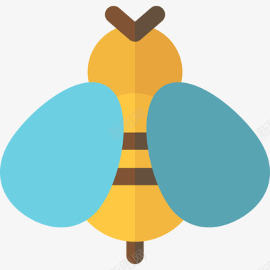黄蜂动物22扁平图标图标