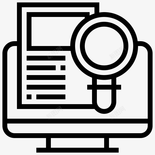 验证计算机文档图标svg_新图网 https://ixintu.com 信息 搜索 数据安全线 文档 计算机 验证