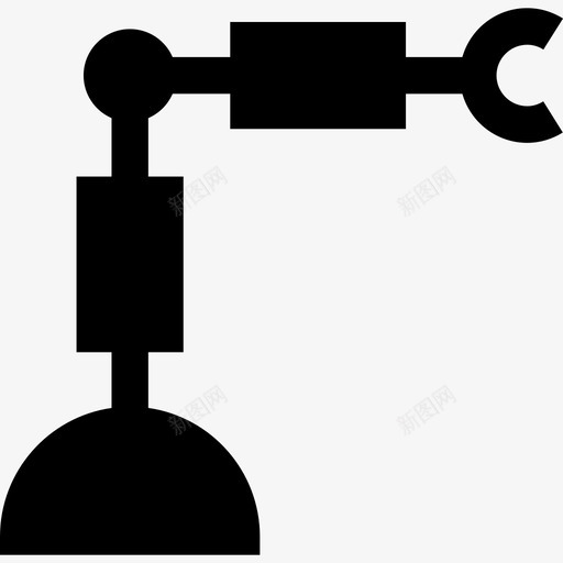 工业机器人未来技术4填充图标svg_新图网 https://ixintu.com 填充 工业机器人 未来技术4