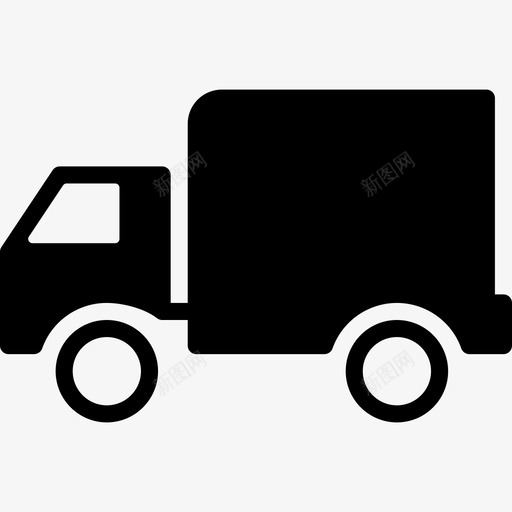 卡车18号运输车满载图标svg_新图网 https://ixintu.com 18号运输车 卡车 满载