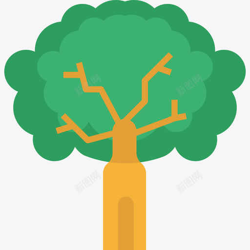 树澳大利亚3平坦图标svg_新图网 https://ixintu.com 平坦 树 澳大利亚3