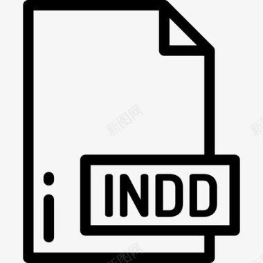 Indd文件夹2线性图标图标