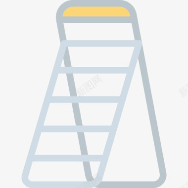 梯子实物资产3扁平图标图标