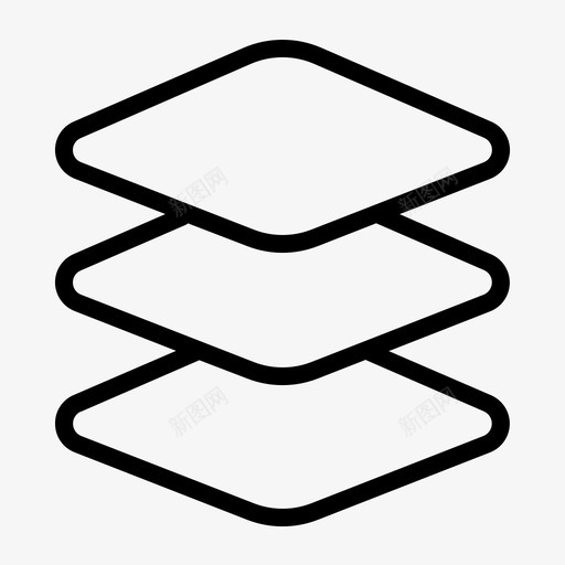 图层编辑图标svg_新图网 https://ixintu.com 图像 图层 布局 相机应用程序大纲 编辑 设计