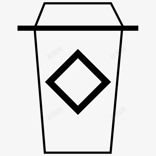 饮料咖啡牛奶图标svg_新图网 https://ixintu.com 咖啡 水 牛奶 茶 食物 饮料
