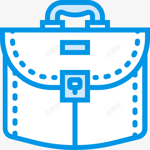 手提箱商务和市场部蓝色图标svg_新图网 https://ixintu.com 商务和市场部 手提箱 蓝色