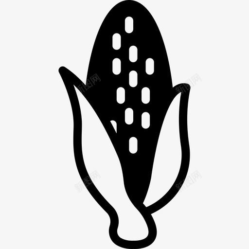玉米种植4填充图标svg_新图网 https://ixintu.com 填充 玉米 种植4