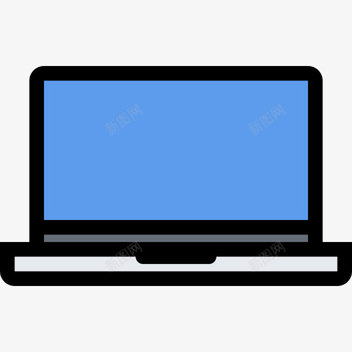 笔记本电脑电子产品和电器彩色图标svg_新图网 https://ixintu.com 彩色 电子产品和电器 笔记本电脑