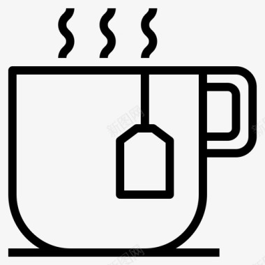 咖啡厅饮料茶图标图标