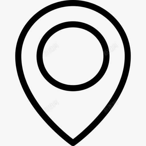 占位符地图位置和导航2线性图标svg_新图网 https://ixintu.com 占位符 地图位置和导航2 线性