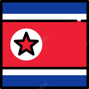 朝鲜国旗收藏3广场图标图标