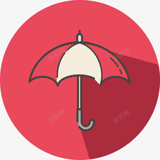 伞其他元素2颜色图标svg_新图网 https://ixintu.com 伞 其他元素2 颜色