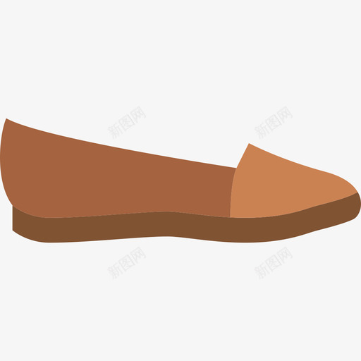 鞋女鞋平底鞋图标svg_新图网 https://ixintu.com 女鞋 平底鞋 鞋
