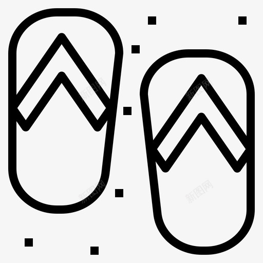 鞋类户外鞋图标svg_新图网 https://ixintu.com 户外 拖鞋 旅行大纲 鞋 鞋类